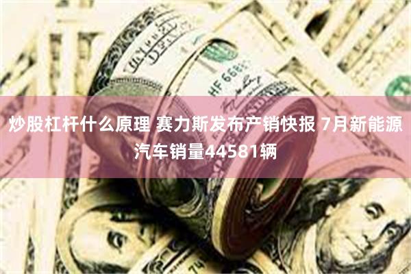 炒股杠杆什么原理 赛力斯发布产销快报 7月新能源汽车销量44581辆