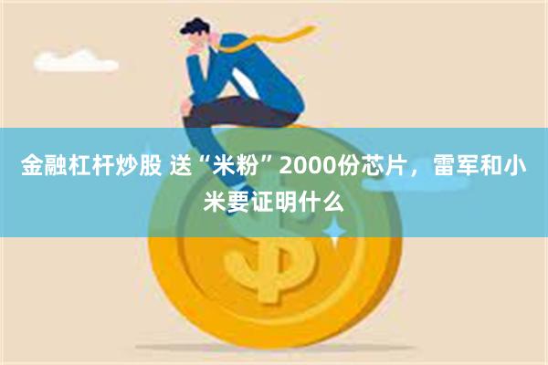 金融杠杆炒股 送“米粉”2000份芯片，雷军和小米要证明什么