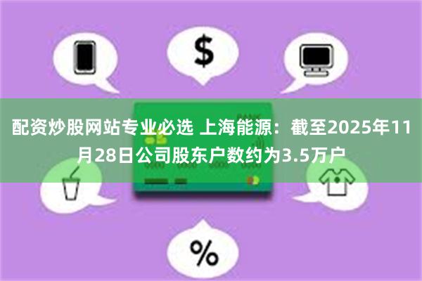 配资炒股网站专业必选 上海能源：截至2025年11月28日公司股东户数约为3.5万户